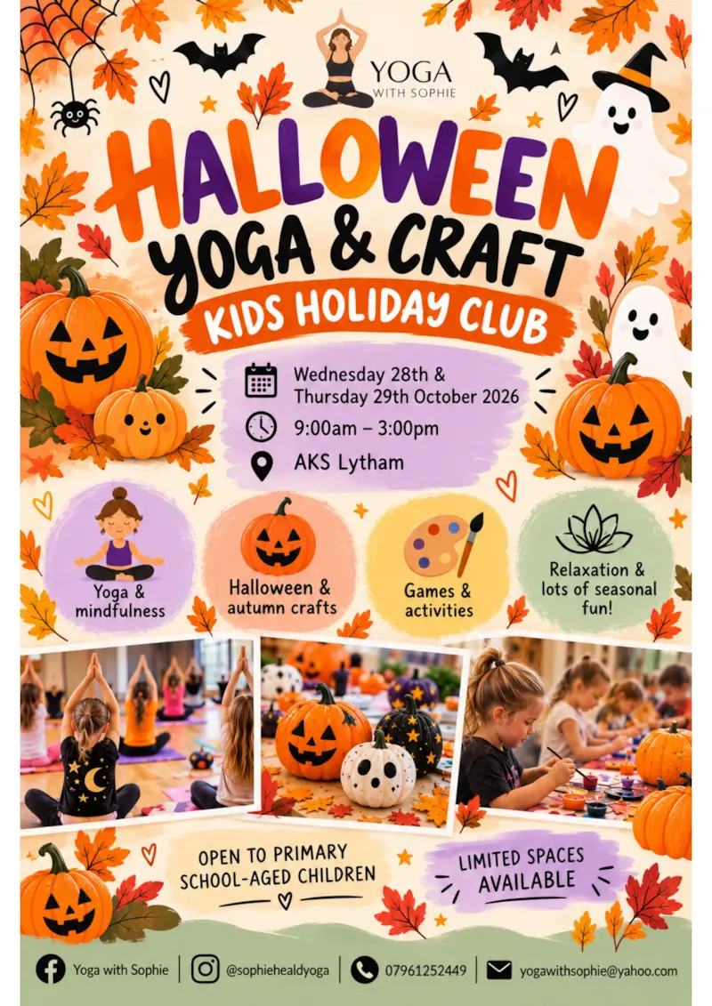 Halloween Yoga and Craft - Holiday Club